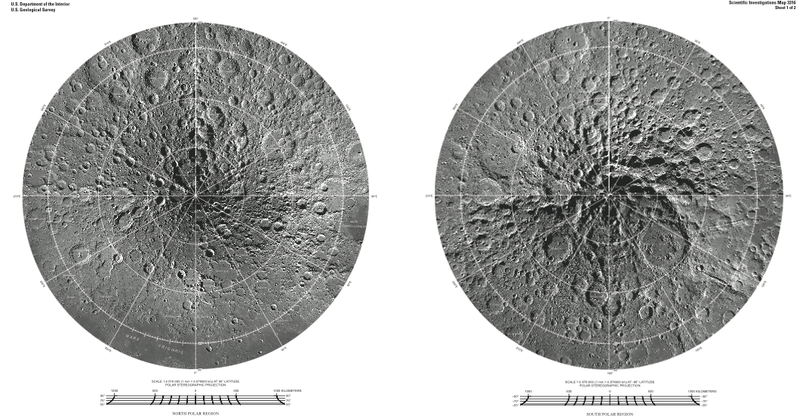 Illustration for article titled These Are Easily The Most Gorgeous Maps Of The Moon Ever